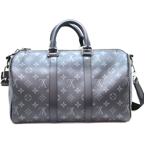 Louis Vuitton Keepall Bandouliere 35 Boston bag Gray - Picture 2 of 12